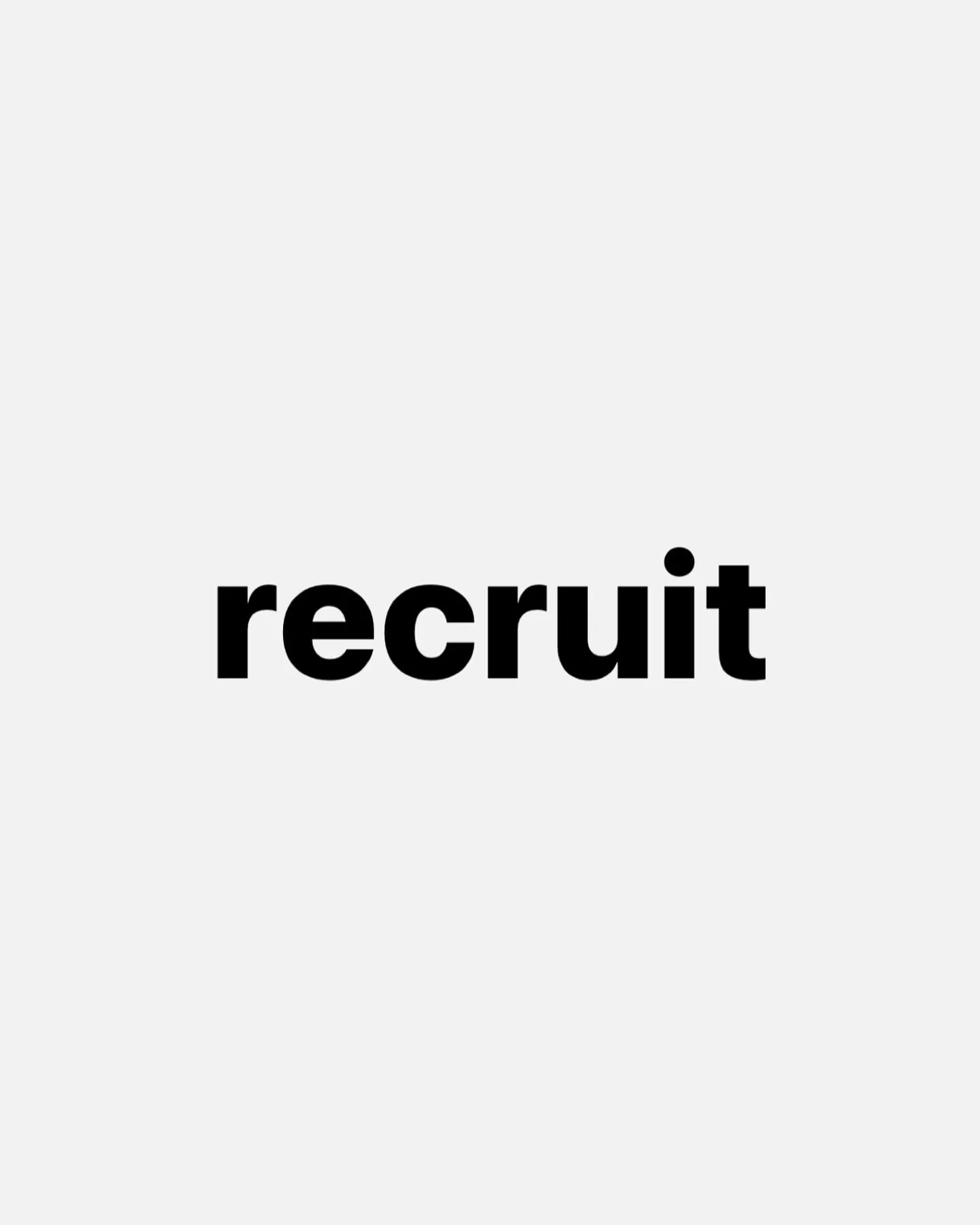 【recruit】